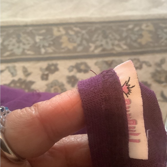 Cardigan Open front Wine color asymmetrical design size medium, in good … - Picture 4 of 7